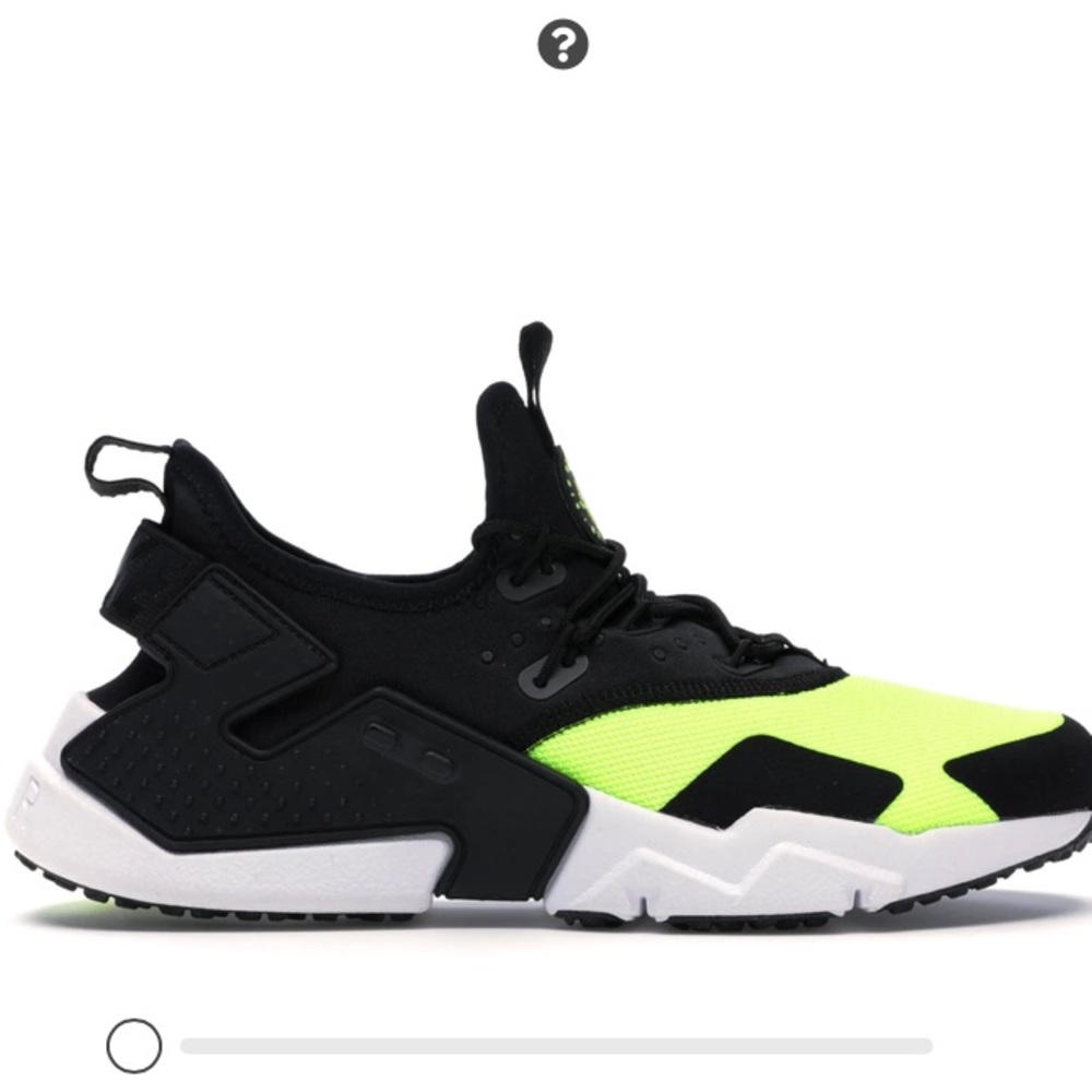 Nike Air Huarache Drift ‘Black Volt’ Sneakers